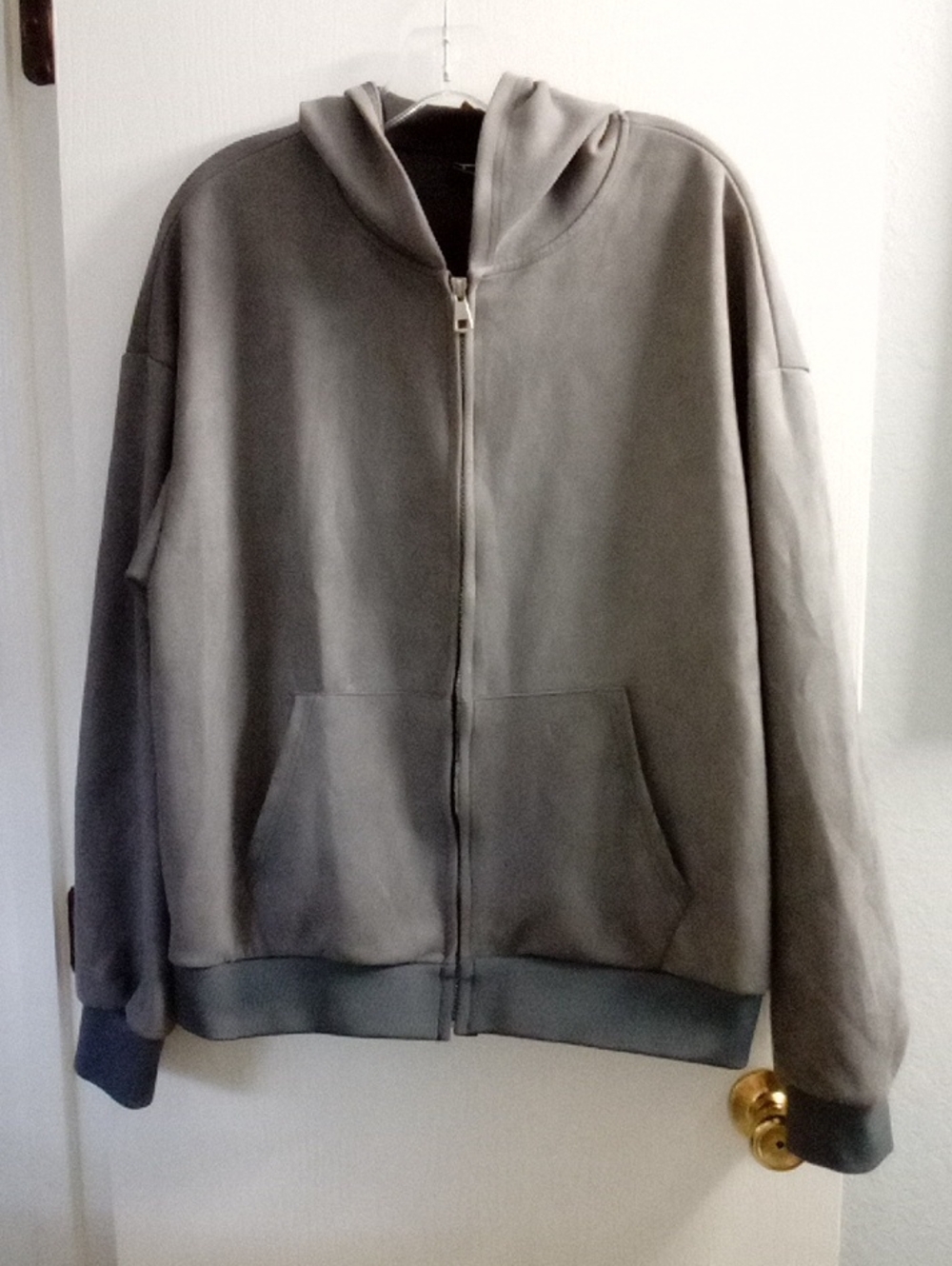 NFINITY Men's Gray Full-Zip Hoodie Jacket